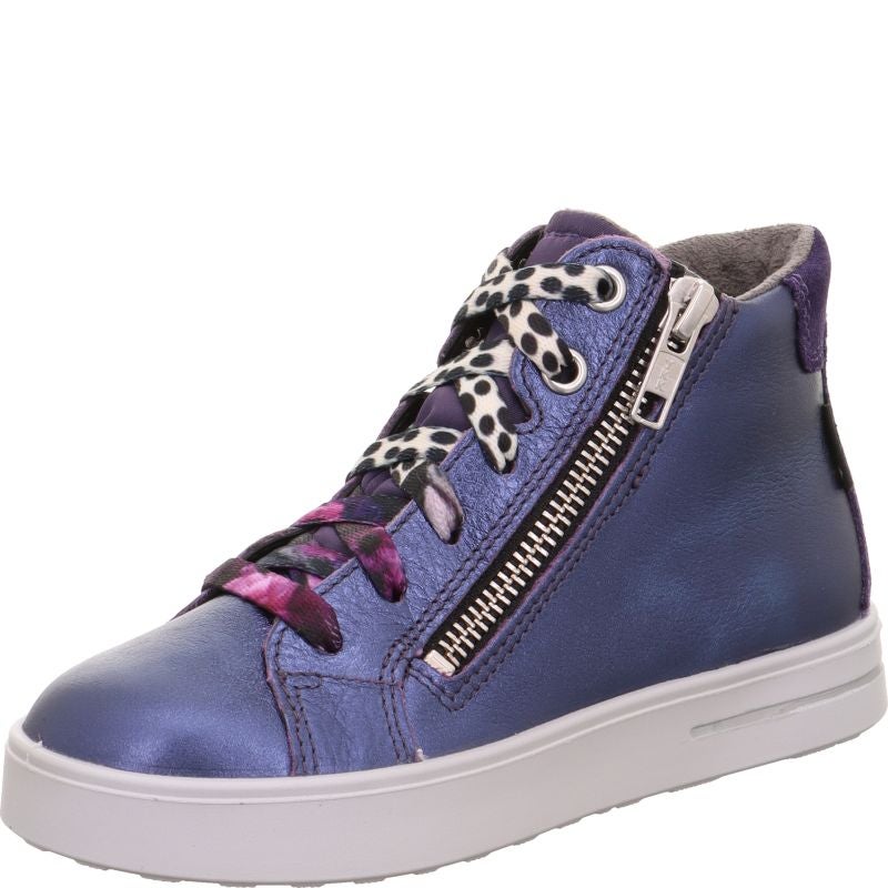 Superfit STELLA Sneaker high - Material: Leder/Textil in Lila