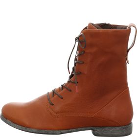 Think! AGRAT Damen Stiefelette - Material: Leder in Braun