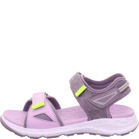 Superfit CRISS CROSS Sandale - Material: Textil/Sonstiges Material in Lila