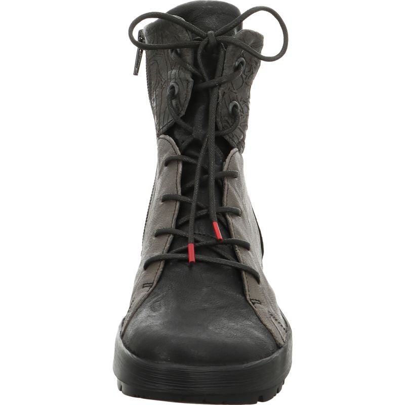 Think! COMODA Damen Stiefelette - Material: Leder in Schwarz