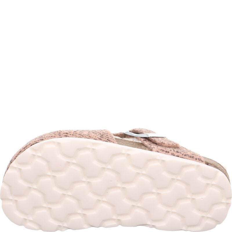 Superfit FUSSBETTPANTOFFEL Girls Clog - Material: Textile in Brown