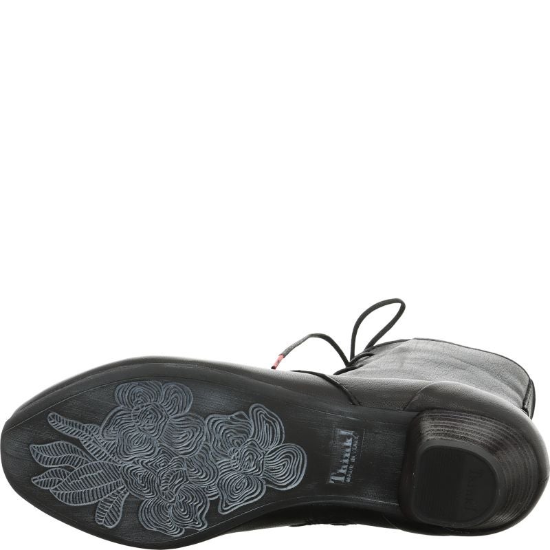 Think! AIDA Damen Stiefelette - Material: Leder in Schwarz
