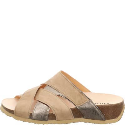 Think MIZZI DAMEN Woman  - Material: Leather in Beige