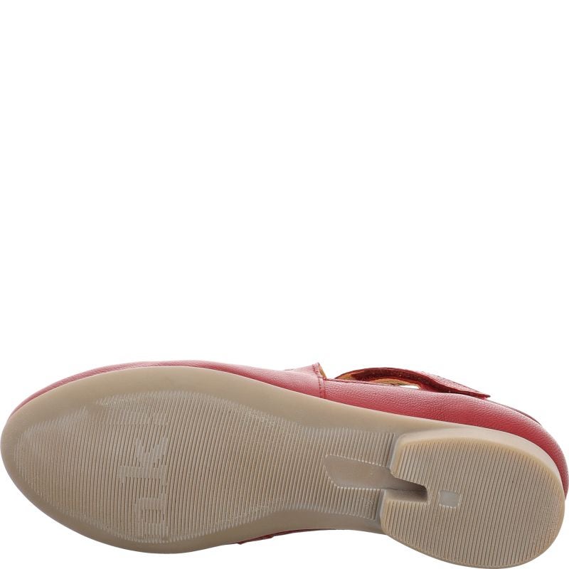Think! GUAD2 Damen Ballerina - Material: Leder in Rot