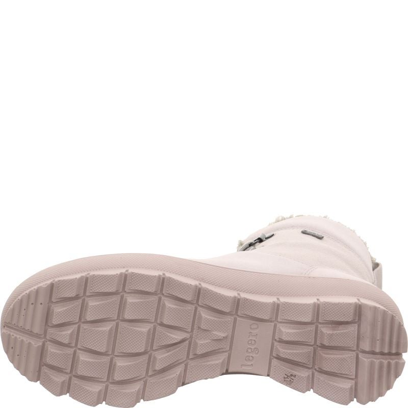 Legero NOVARA Damen Schnürboots - Material: Leder in Grau