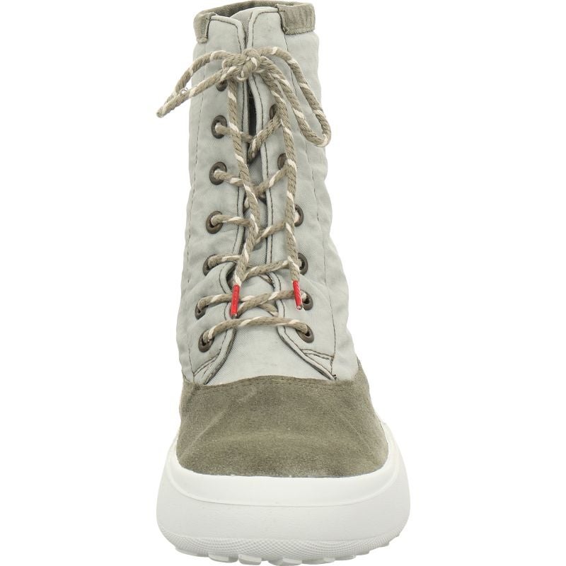 Think! KUSABI Damen Schnürboots - Material: Leder in Grün