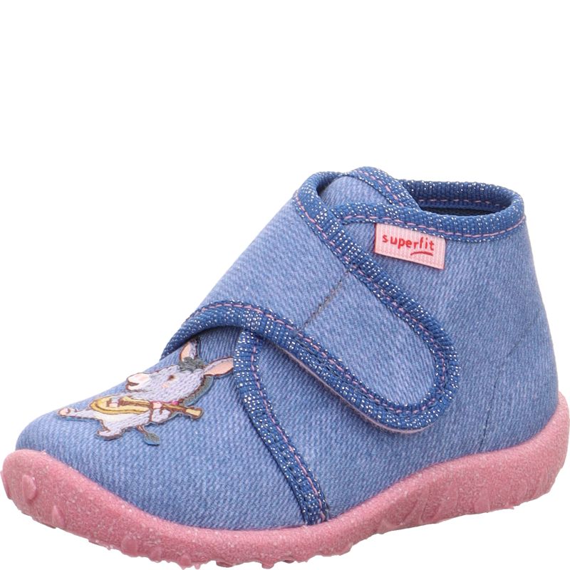 Superfit SPOTTY Girls Slipper - Material: Textile in Blue