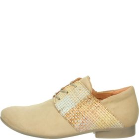 Think GUAD2 Woman  - Material: Leather in Beige