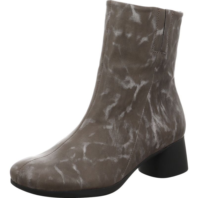 Think NANI Woman Ankle boot - Material: Leather in Grey