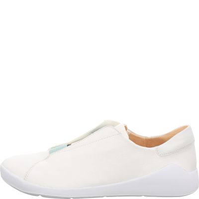 Think! DUENE Damen Sneaker low - Material: Leder in Weiß