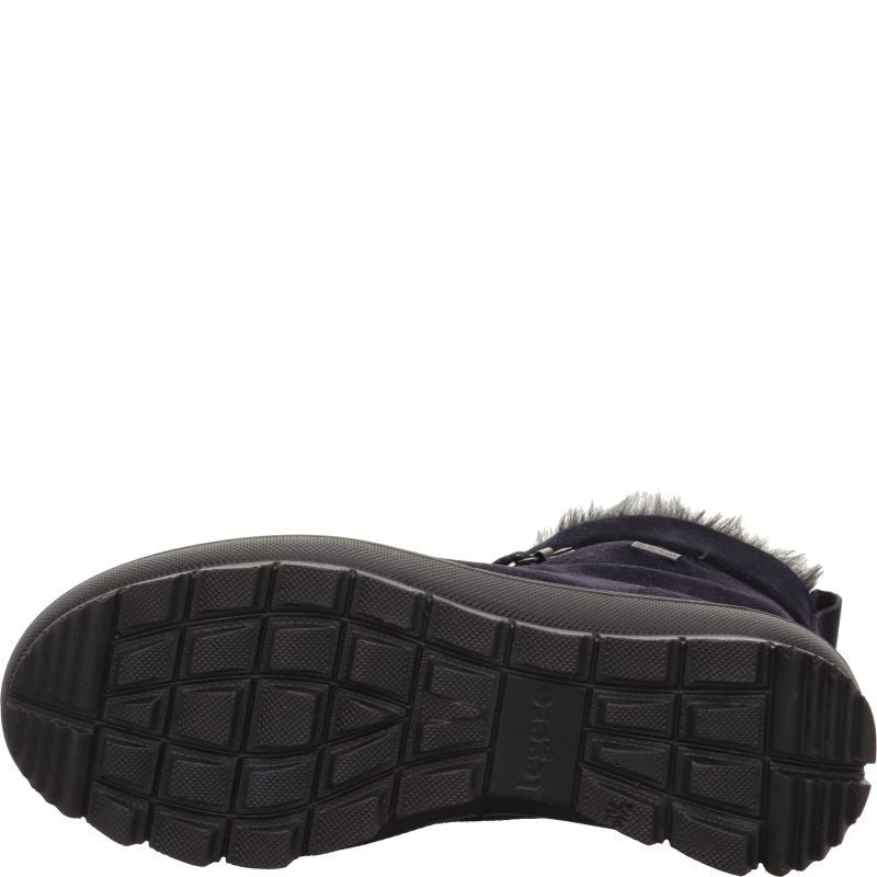 Legero NOVARA Damen Schnürboots - Material: Leder in Blau