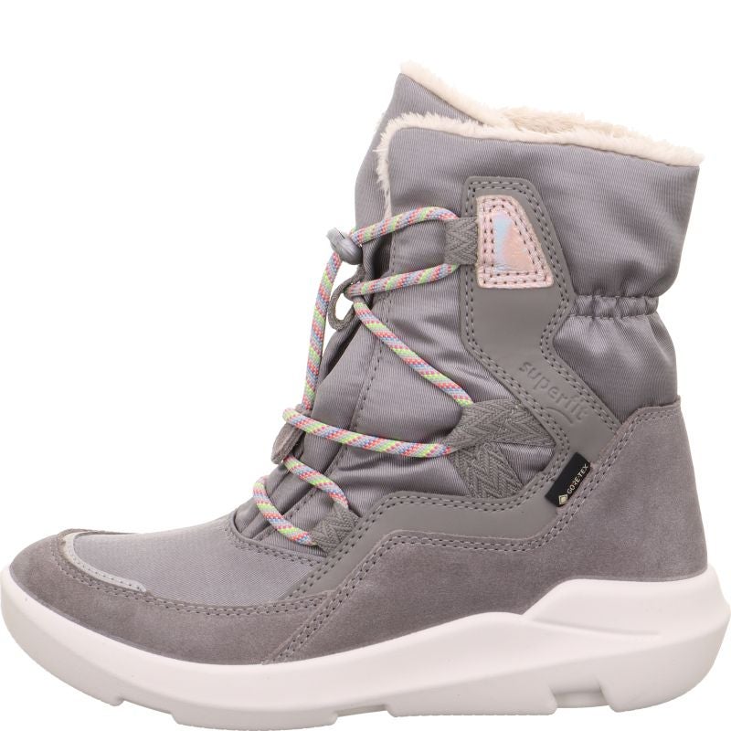 Superfit TWILIGHT Girls Boot - Material: Leather/Textil in Grey