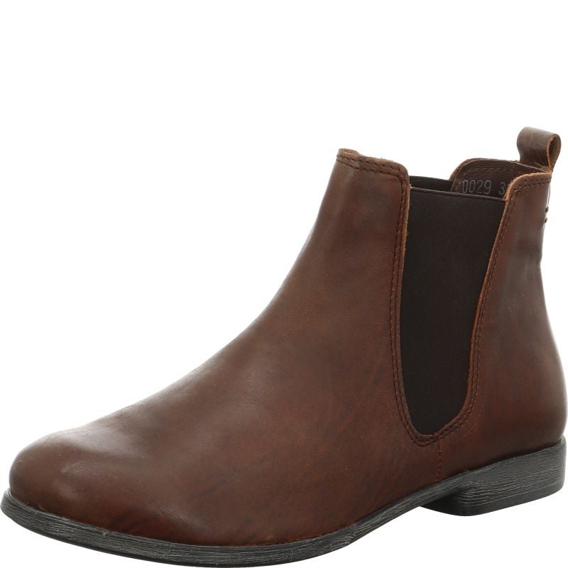 Think! AGRAT Damen Chelsea Boots - Material: Leder in Braun