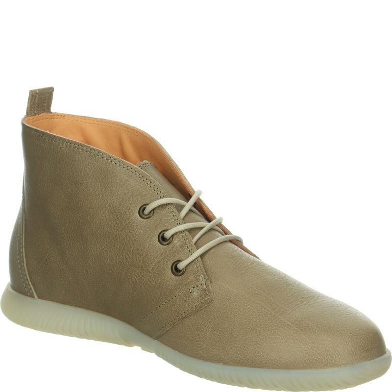 Think HAUKI HERREN Men Sneakers high - Material: Leather in olive
