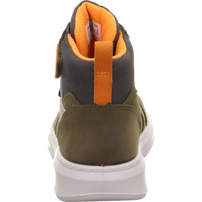 Superfit COSMO Jungen Sneaker high - Material: Leder/Textil in Grün