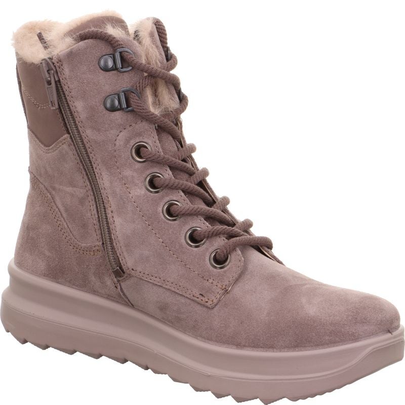 legero DREAMER Damen Schnürboots - Material: Leder in Rosa