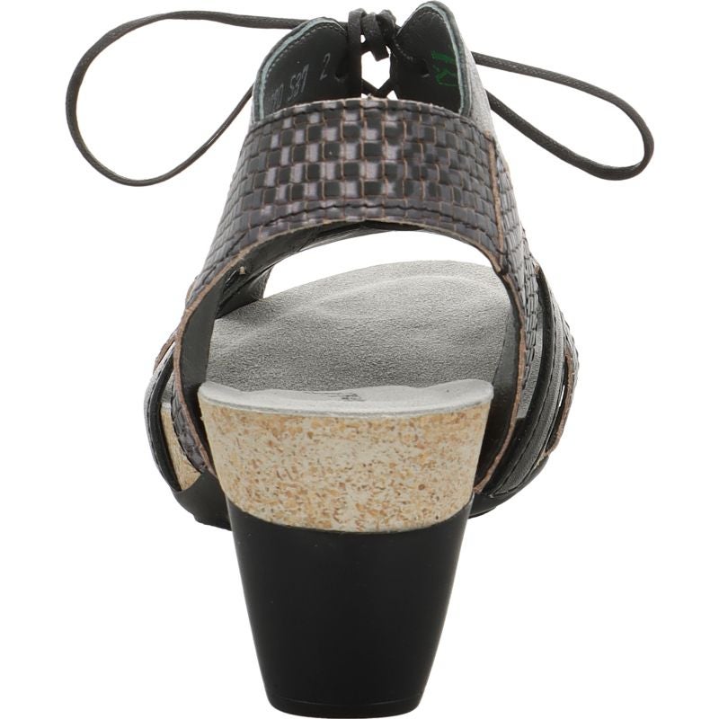 Think TRAUDI Woman Sandal - Material: Leather in Black