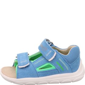 Superfit NINO Sandale - Material: Leder/Textil in Blau