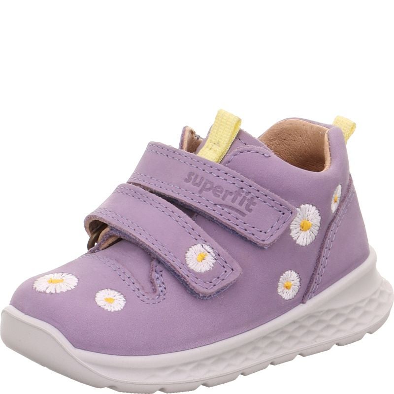 Superfit BREEZE Sneakers high - Material: Leather in Purple