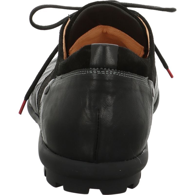 Think KONG HERREN Men Lace up shoe - Material: Leather in Black