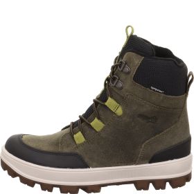 Superfit TEDD Jungen Boots - Material: Leder/Sonstiges Material/Textil in Grün