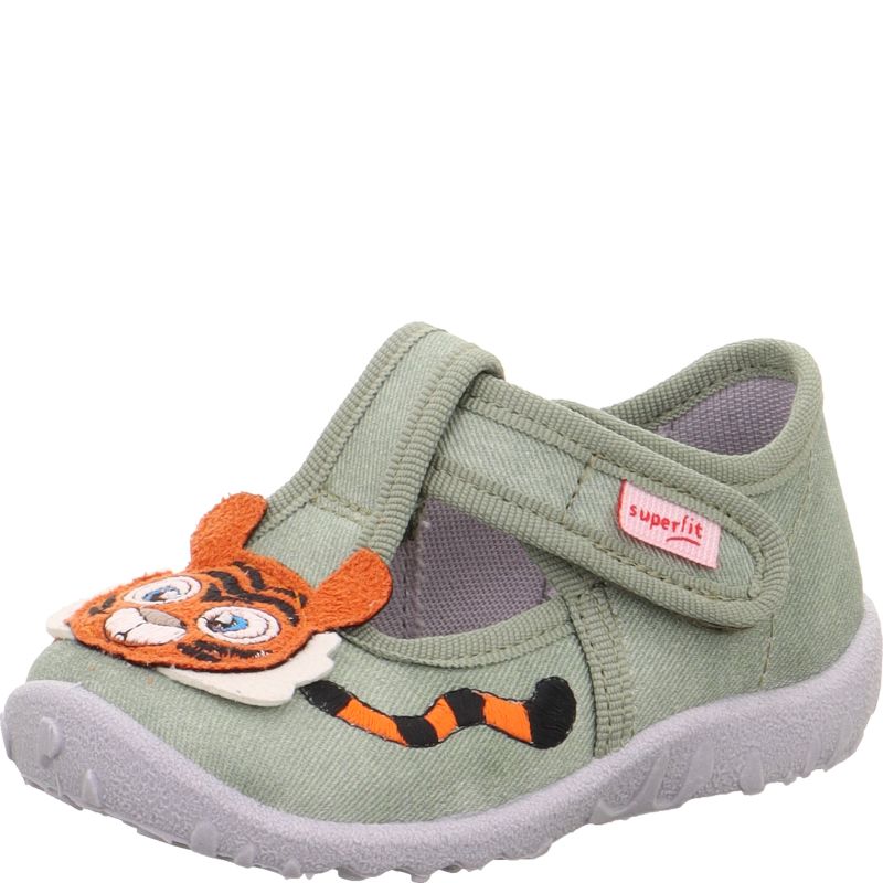 Superfit SPOTTY Boys Slipper - Material: Textile in Green