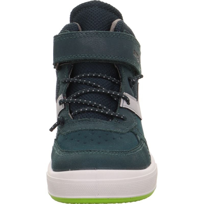 Superfit MAVERICK Boys Sneakers high - Material: Leder/Sonstiges Material/Texti in Blue