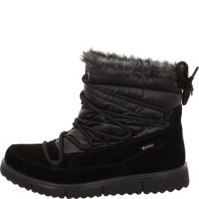 legero CAMPANIA Damen Stiefelette - Material: Leder/Textil in Schwarz