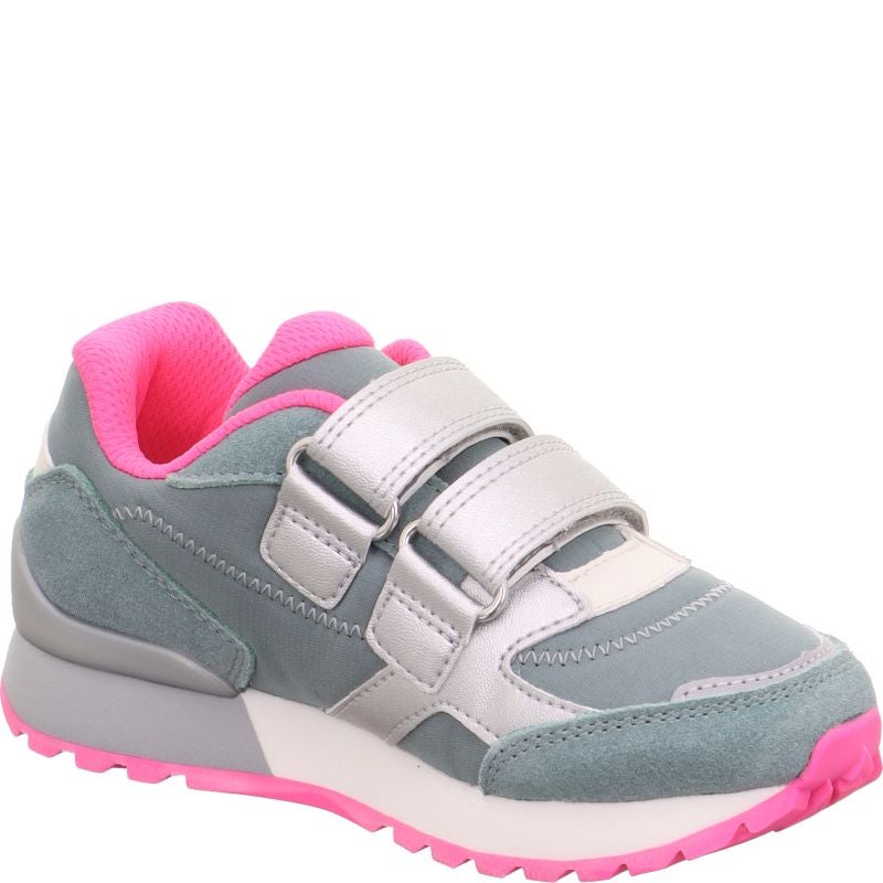 Superfit DASH Sneaker low - Material: Leder/Sonstiges Material/Textil in Grün