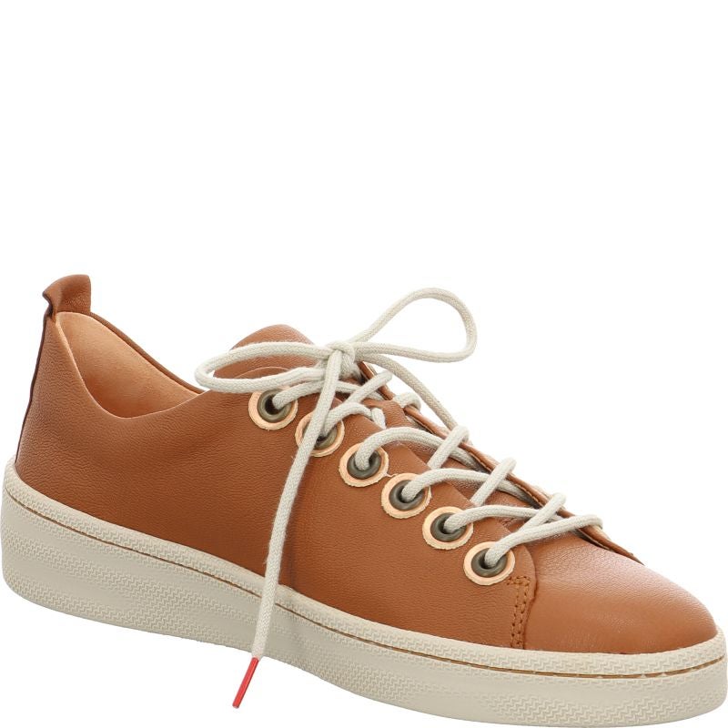 Think KUMI Woman Sneakers low - Material: Leather in Brown
