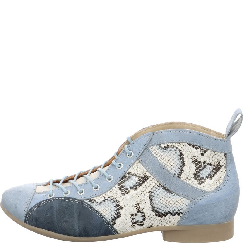 Think GUAD2 Ankle boot - Material: Leather in Blue
