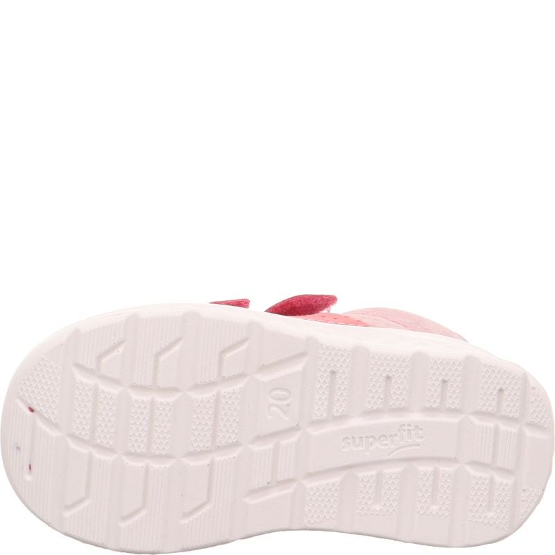 Superfit BREEZE Girls Sneakers low - Material: Leather in Pink