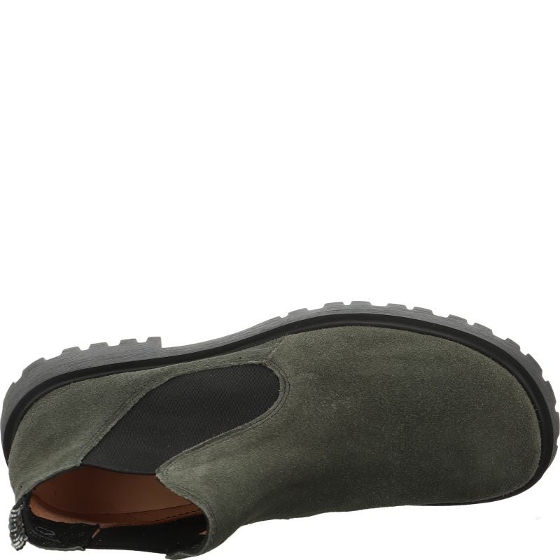 Think TRENTO Woman Chelsea boot - Material: Leather in Green