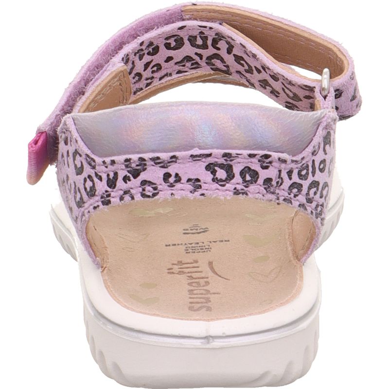 Superfit SPARKLE Sandal - Material: Leather in Purple
