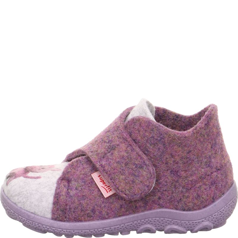 Superfit HAPPY OCTI Girls Slipper - Material: Textile in Purple