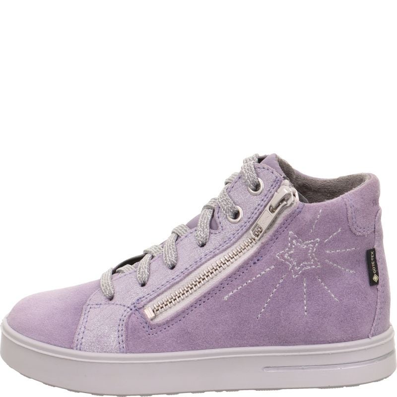 Superfit STELLA Sneaker high - Material: Leder/Textil in Lila