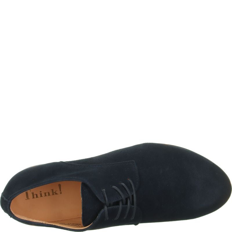 Think! GUAD2 Woman Lace up shoe - Material: Leather in Blue
