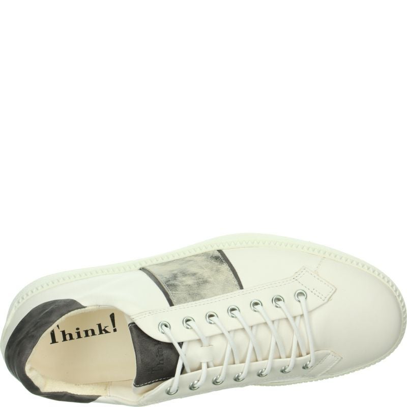 Think TURNA MEN Men  - Material: Leather in White