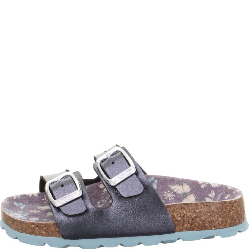 Superfit FUSSBETTPANTOFFEL Slipper - Material: Sonstiges Material in Blue
