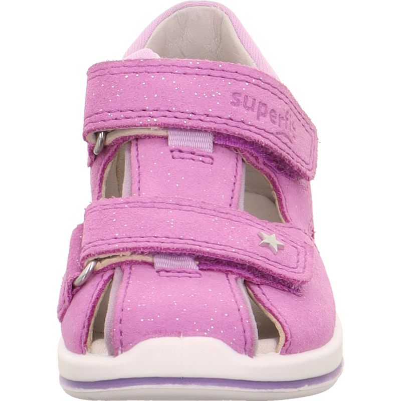 Superfit BOOMERANG Girls Sandal - Material: Leather/Textil in Purple