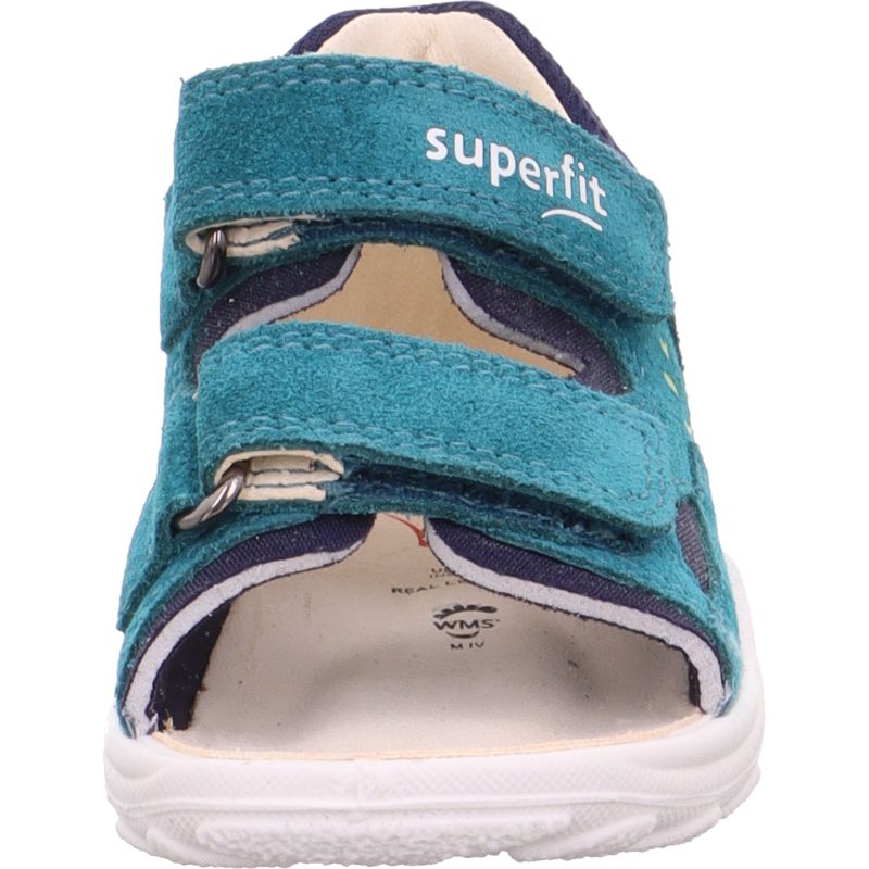 Superfit FLOW Unisex, Boys Sandal - Material: Leather/Textil in Green