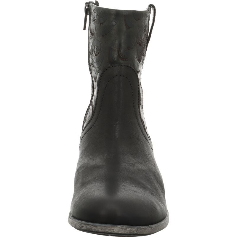 Think! AGRAT Damen Stiefelette - Material: Leder in Schwarz