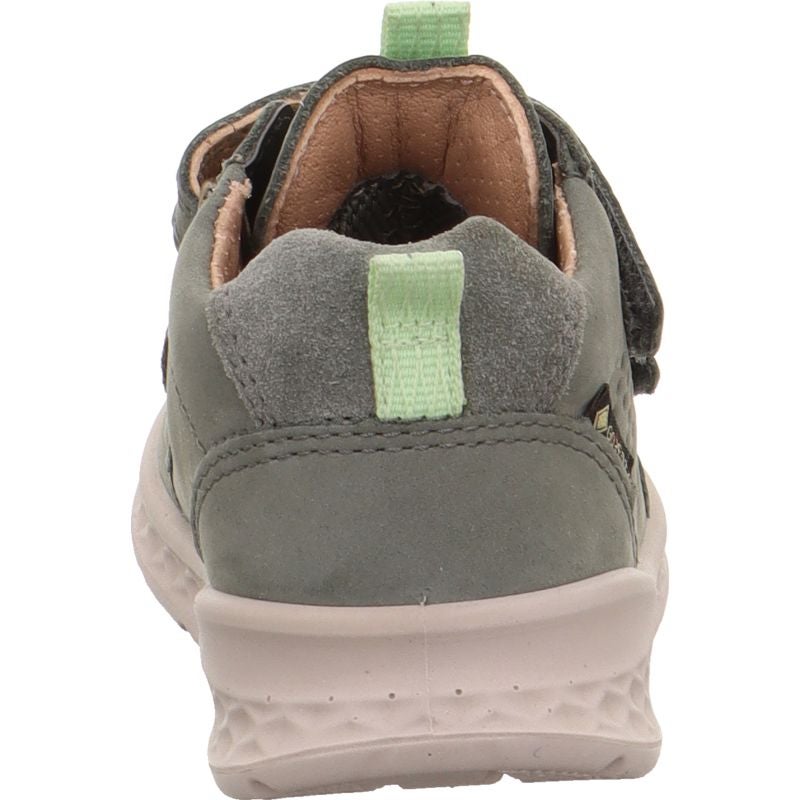 Superfit BREEZE Sneaker high - Material: Leder in Grün