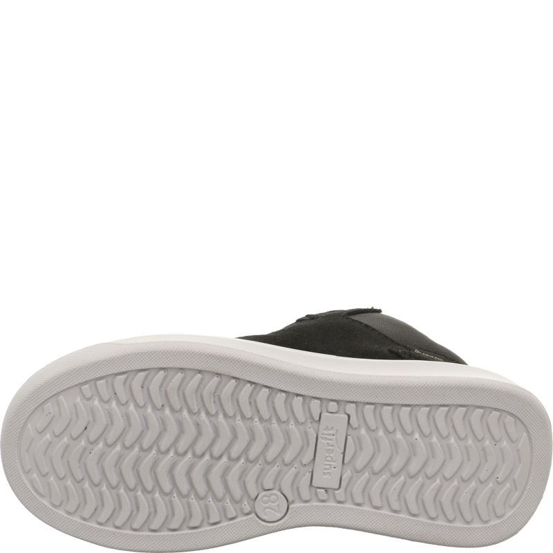 Superfit COSMO Jungen Sneaker high - Material: Leder/Textil in Schwarz