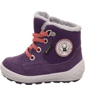 Superfit GROOVY 2.0 Girls Boot - Material: Leather/Textil in Purple
