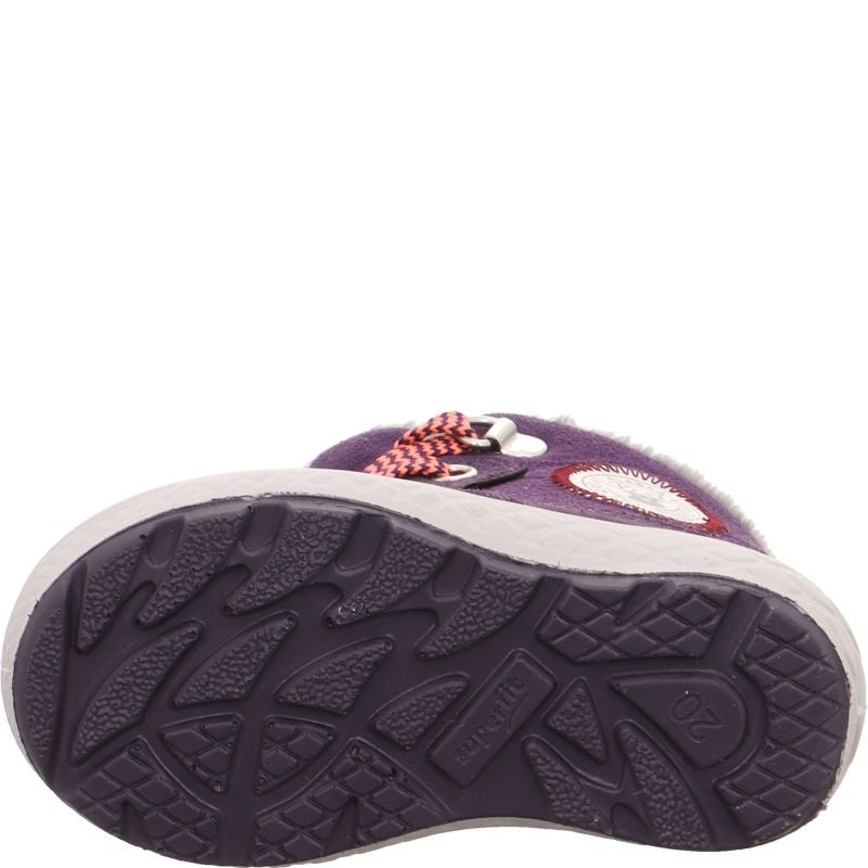 Superfit GROOVY 2.0 Girls Boot - Material: Leather/Textil in Purple