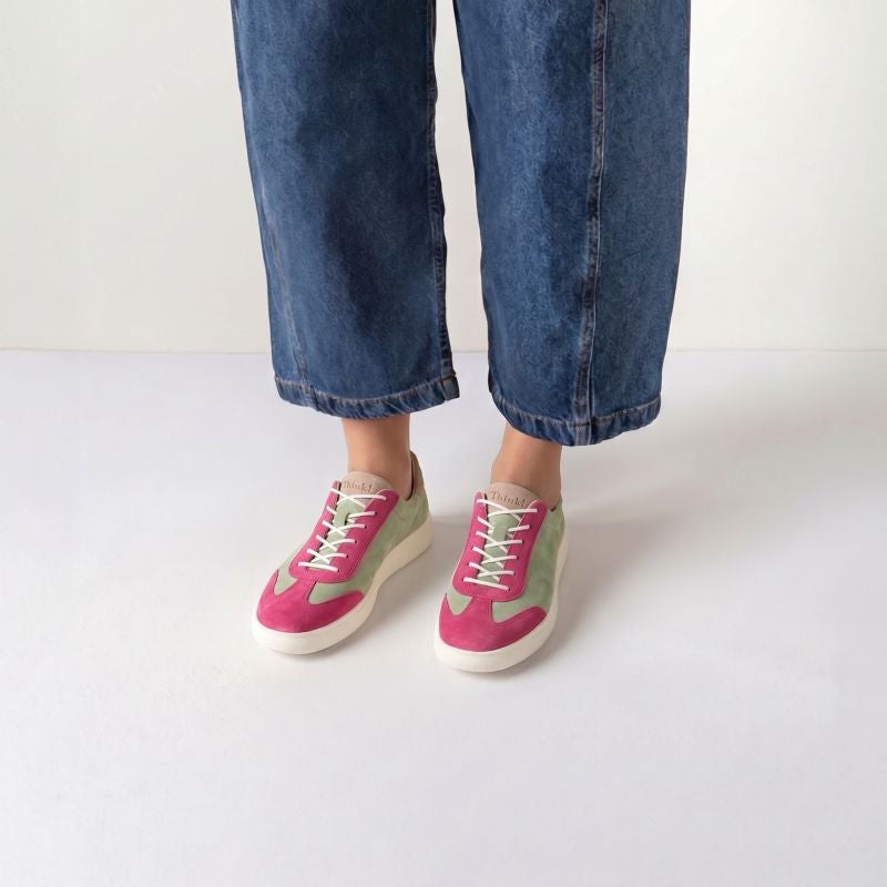 Think TURNA LIGHT Woman Sneakers low - Material: Leather in Pink