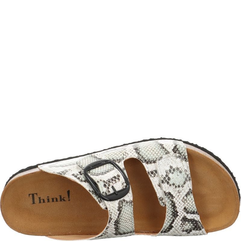 Think CRISSI Mules - Material: Leather in Multicolored