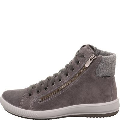 Legero TANARO 5.0 Damen Sneaker high - Material: Leder in Grau