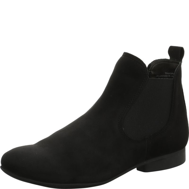Think! GUAD2 Damen Chelsea Boots - Material: Leder in Schwarz